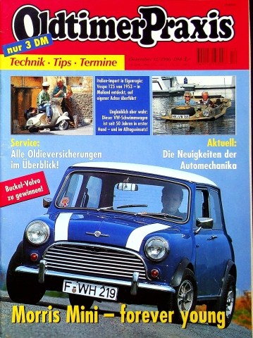 Deckblatt Oldtimer Praxis (12/1996)